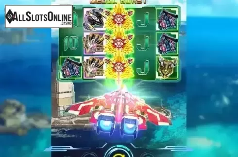 Free Spins Win Screen