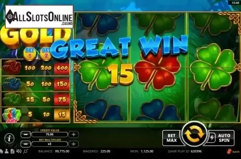 Paytable 4. Rainbow Wilds from IronDog