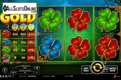 Paytable. Rainbow Wilds from IronDog