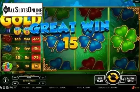 Paytable 3. Rainbow Wilds from IronDog