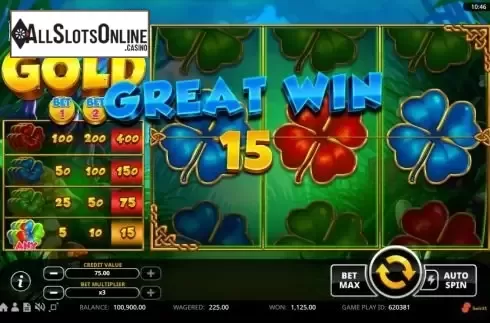 Paytable 2. Rainbow Wilds from IronDog