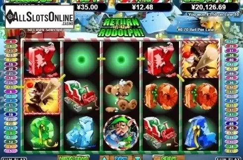 Win Screen. Return of the Rudolph from RTG