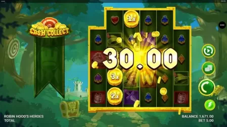 Robin Hood’s Heroes slot screenshot 4
