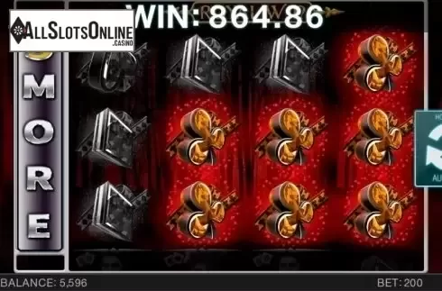 Win screen 1. Royal Win from Spinomenal