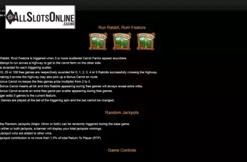 Features screen