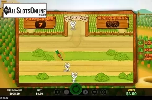 Bonus game screen
