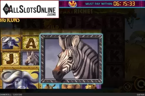 Paytable 4. Safari Riches from 888 Gaming