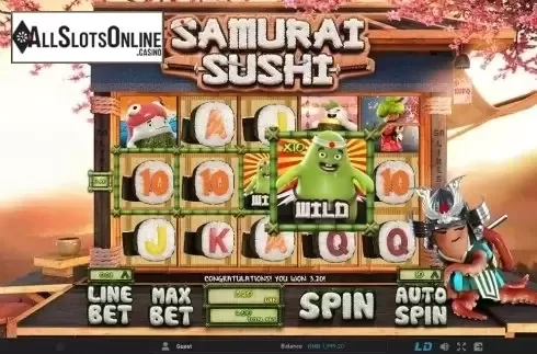 Screen 2. Samurai Sushi from GamePlay