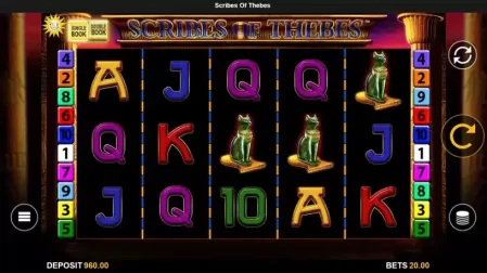 Scribes of Thebes slot screenshot 2