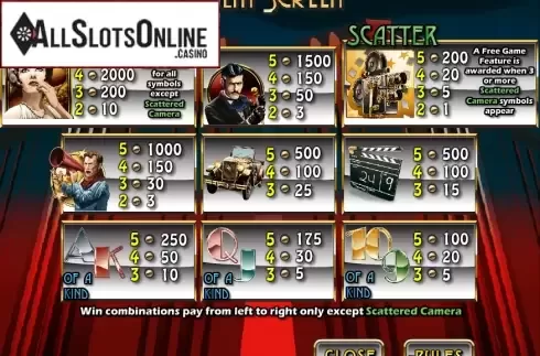 Screen2. Silent Screen from Amaya