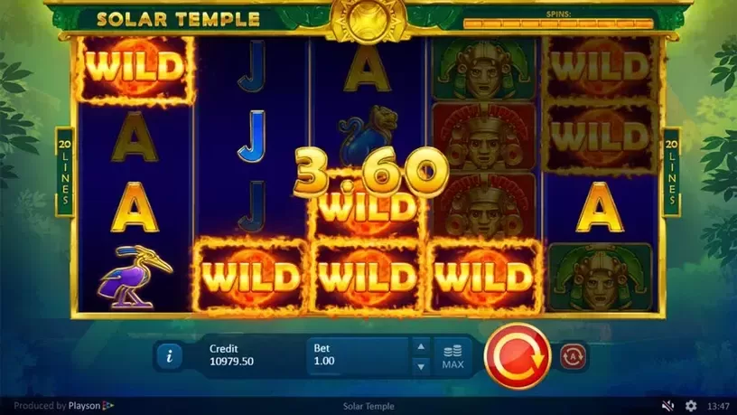 Solar Temple slot screenshot 4
