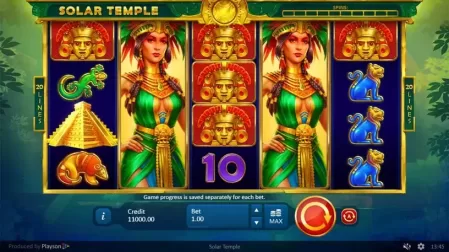 Solar Temple slot screenshot 1