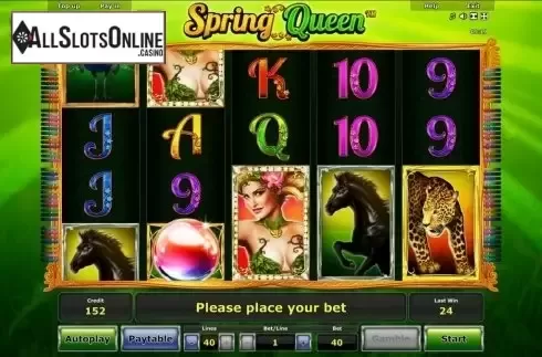 Reels. Spring Queen from Greentube