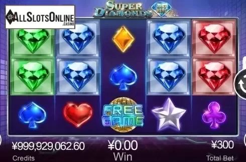 Reel Screen. Super Diamonds from CQ9Gaming