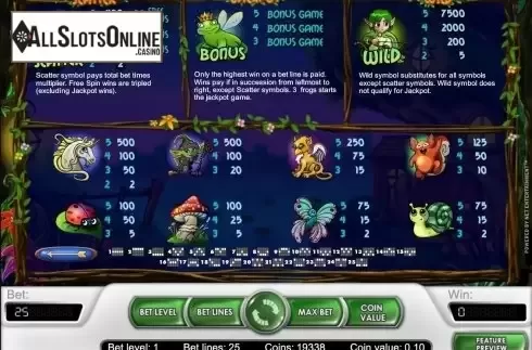 Screen4. Super Lucky Frog (NetEnt) from NetEnt
