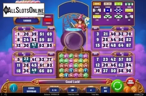 Game Screen 3. Sweet Alchemy Bingo from Play'n Go
