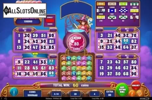 Game Screen 4. Sweet Alchemy Bingo from Play'n Go
