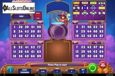 Game Screen 1. Sweet Alchemy Bingo from Play'n Go