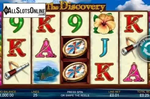 Game Workflow screen. The Discovery from Playtech