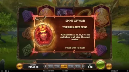 The Faces of Freya slot screenshot 2