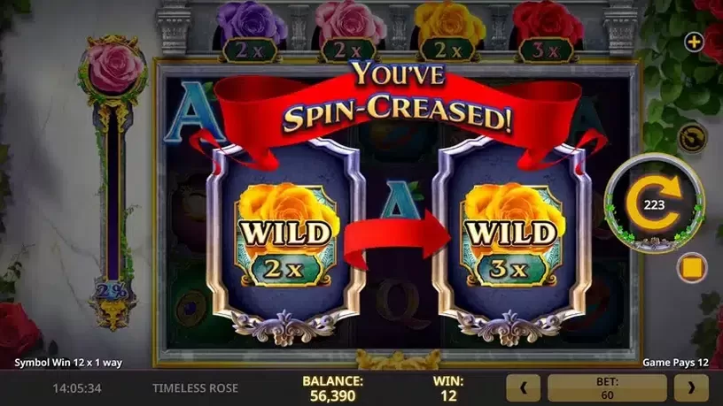 Timeless Rose slot screenshot 4