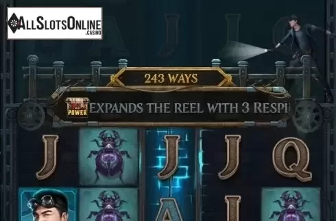 Reel Screen. Tomb of Treasure from PG Soft