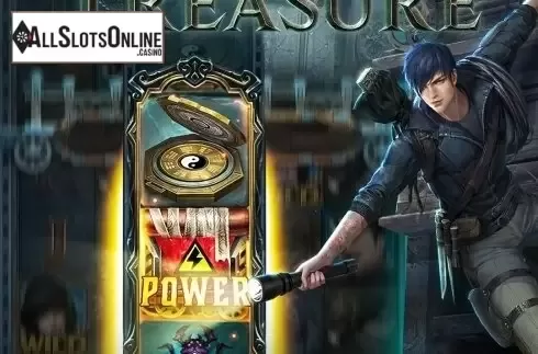 Start Screen. Tomb of Treasure from PG Soft