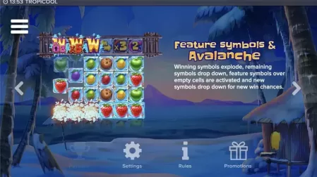 Tropicool slot screenshot 6