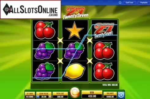 Win Screen 2. Twenty Seven from IGT