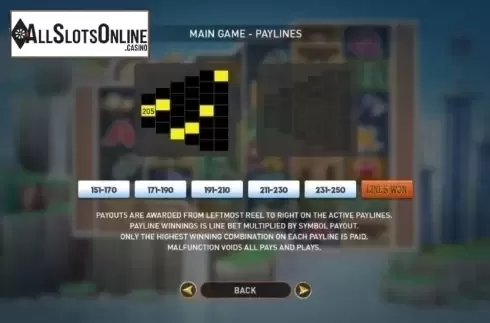 Paylines. Vikings Mega Reels from GamePlay