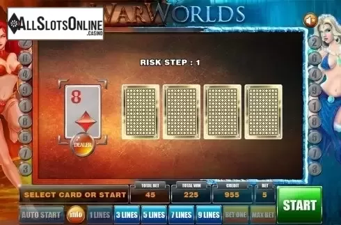 Gamble game . WarWorlds from GameX
