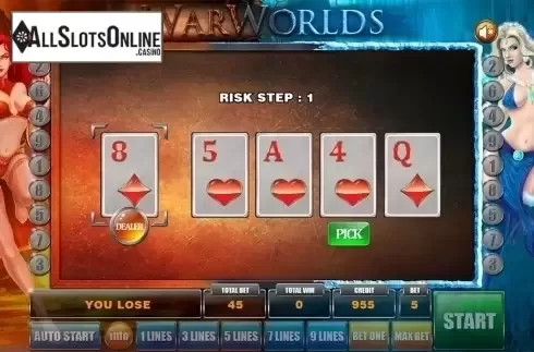 Gamble game 2. WarWorlds from GameX