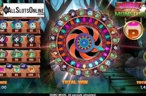 Game Screen 3. Wheel of Monsters from Asylum Labs Inc.