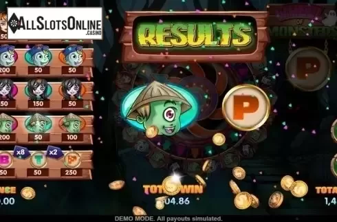 Game Screen 4. Wheel of Monsters from Asylum Labs Inc.