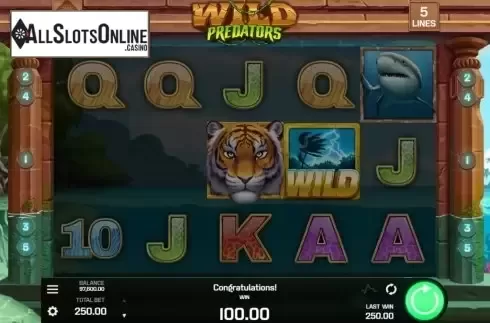 Win Screen 2. Wild Predators from Golden Rock Studios
