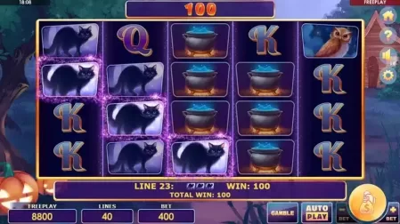 Wild Witches slot screenshot 2