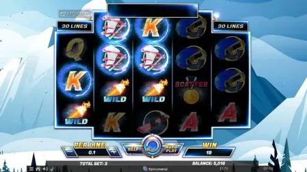 Winter’s Gold slot screenshot 2