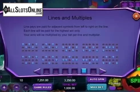 Pay Lines 1. Witchs Quest from XIN Gaming