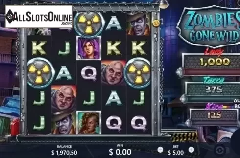 Free Spins. Zombies Gone Wild from Pariplay