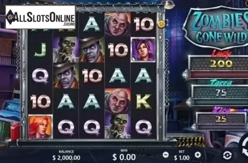 Reel Screen. Zombies Gone Wild from Pariplay