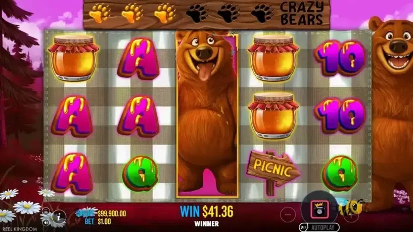 Bear Crazy slot screenshot
