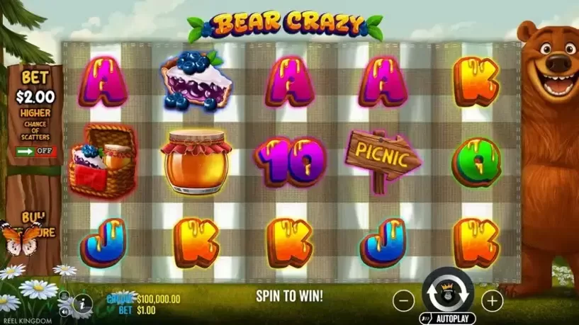 Bear Crazy slot screenshot
