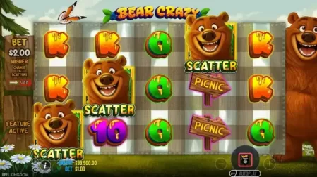 Bear Crazy slot screenshot 2