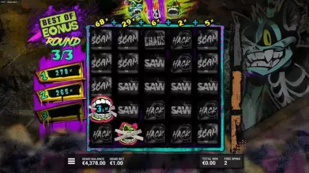 Chaos Crew 2 slot screenshot 4