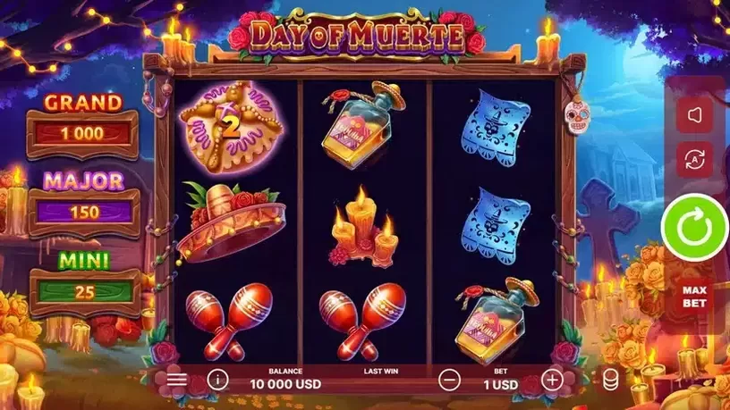 Day of Muerte slot screenshot