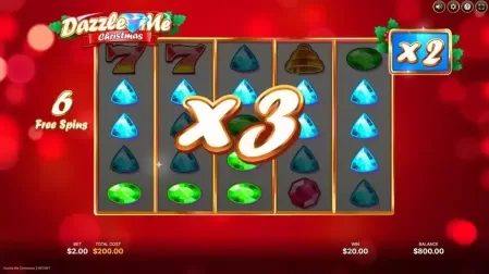 Dazzle Me Christmas slot screenshot 5