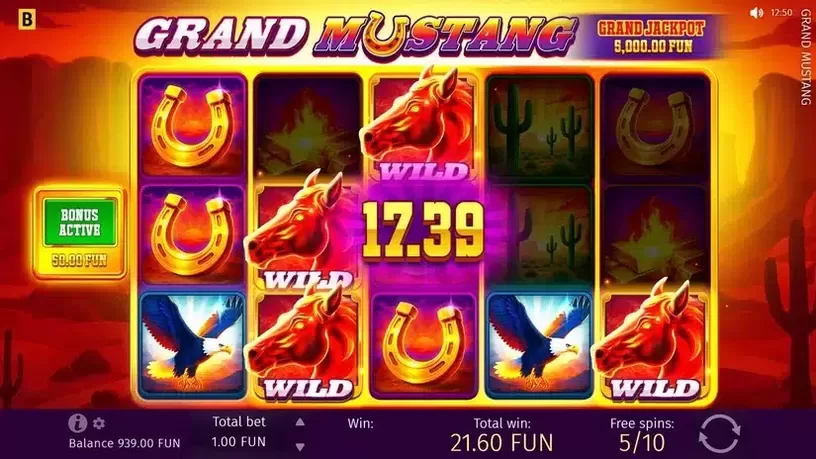Grand Mustang slot screenshot 8