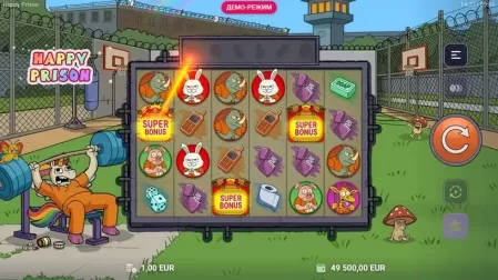 Happy Prison slot screenshot 2