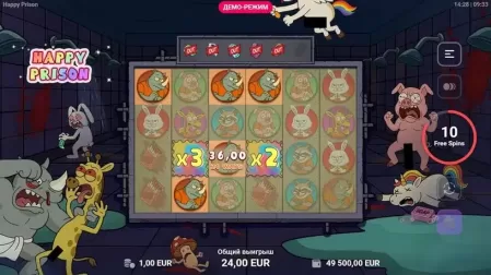 Happy Prison slot screenshot 5