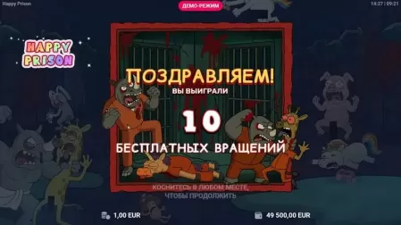Happy Prison slot screenshot 3